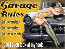 Load image into Gallery viewer, Vintage style sassy metal signs