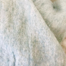 Load image into Gallery viewer, Super soft misty blue fringed throw
