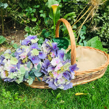 Indlæs billede til gallerivisning Oval lined barley twist willow garden trug