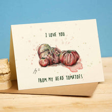 Lade das Bild in den Galerie-Viewer, Tomatoes, romantic greeting card