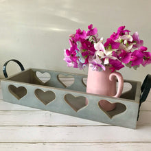Load image into Gallery viewer, Wooden planter tray in grey or white