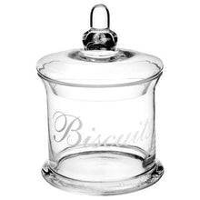 Load image into Gallery viewer, Biscuit jar made from glass with a lid