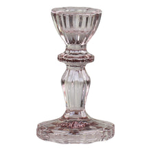 Indlæs billede til gallerivisning Glass lace edge candlesticks