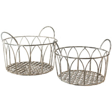 Afbeelding in Gallery-weergave laden, Metal arched baskets in two sizes
