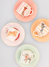 Afbeelding in Gallery-weergave laden, Yvonne Ellen set of four animal espresso cups & saucers