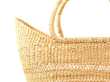 Indlæs billede til gallerivisning Bolga market basket woven from elephant grass