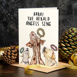 Bark Angels Card - Christmas Card