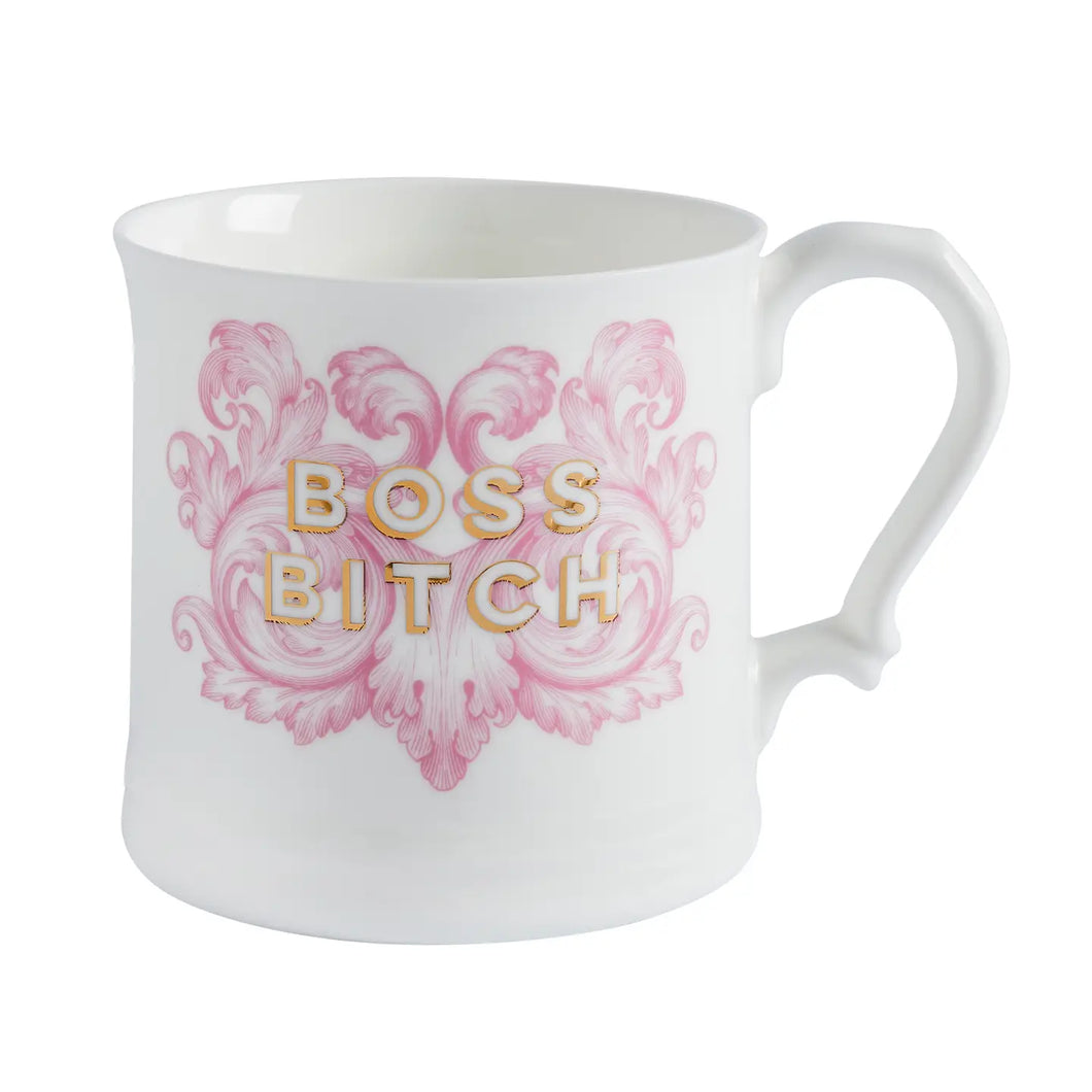 Boss Bitch, fine bone china boxed mug