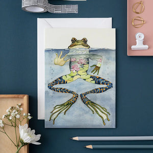 The Frog - greeting card