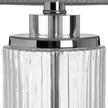 Indlæs billede til gallerivisning Glass column table lamp
