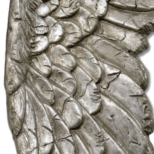 Load image into Gallery viewer, Antiqued silver angel wings

