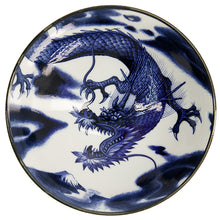 Load image into Gallery viewer, Tokyo, Japonism Dragon bowl gift set in blue
