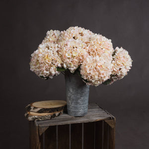 Cream faux hydrangea