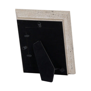 Antiqued silver crackle effect photo frame in three sizes