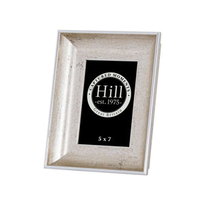 Antiqued silver crackle effect photo frame in three sizes