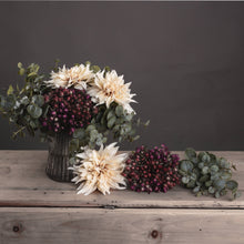 Load image into Gallery viewer, Café Au Lait faux dahlia stem
