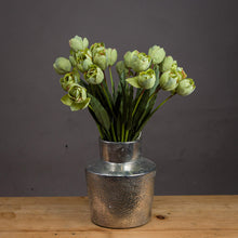 Load image into Gallery viewer, Faux green tulips bunch of 5 stems
