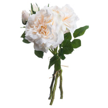 Lade das Bild in den Galerie-Viewer, Peachy cream faux rose bouquet
