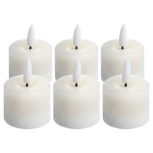 Load image into Gallery viewer, Set Of 6 natural glow LED tealight candles
