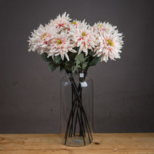 Load image into Gallery viewer, Pink faux dahlia stem
