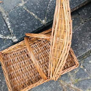 Traditional willow garden trug in two sizes