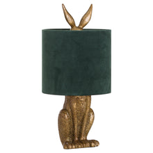 Load image into Gallery viewer, Hare table lamps in silver or gold
