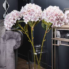Load image into Gallery viewer, Giant pink faux hydrangea
