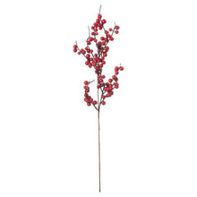 Load image into Gallery viewer, Large faux festive berry sprig
