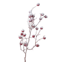 Indlæs billede til gallerivisning Large faux frosted berry sprig
