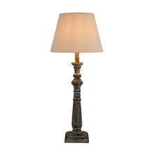 Charger l&#39;image dans la galerie, Incia column wooden table lamp
