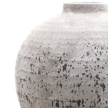 Load image into Gallery viewer, Tiber stone ceramic vase in two sizes
