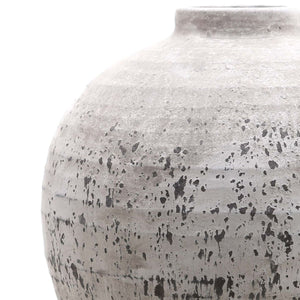 Tiber stone ceramic vase in two sizes