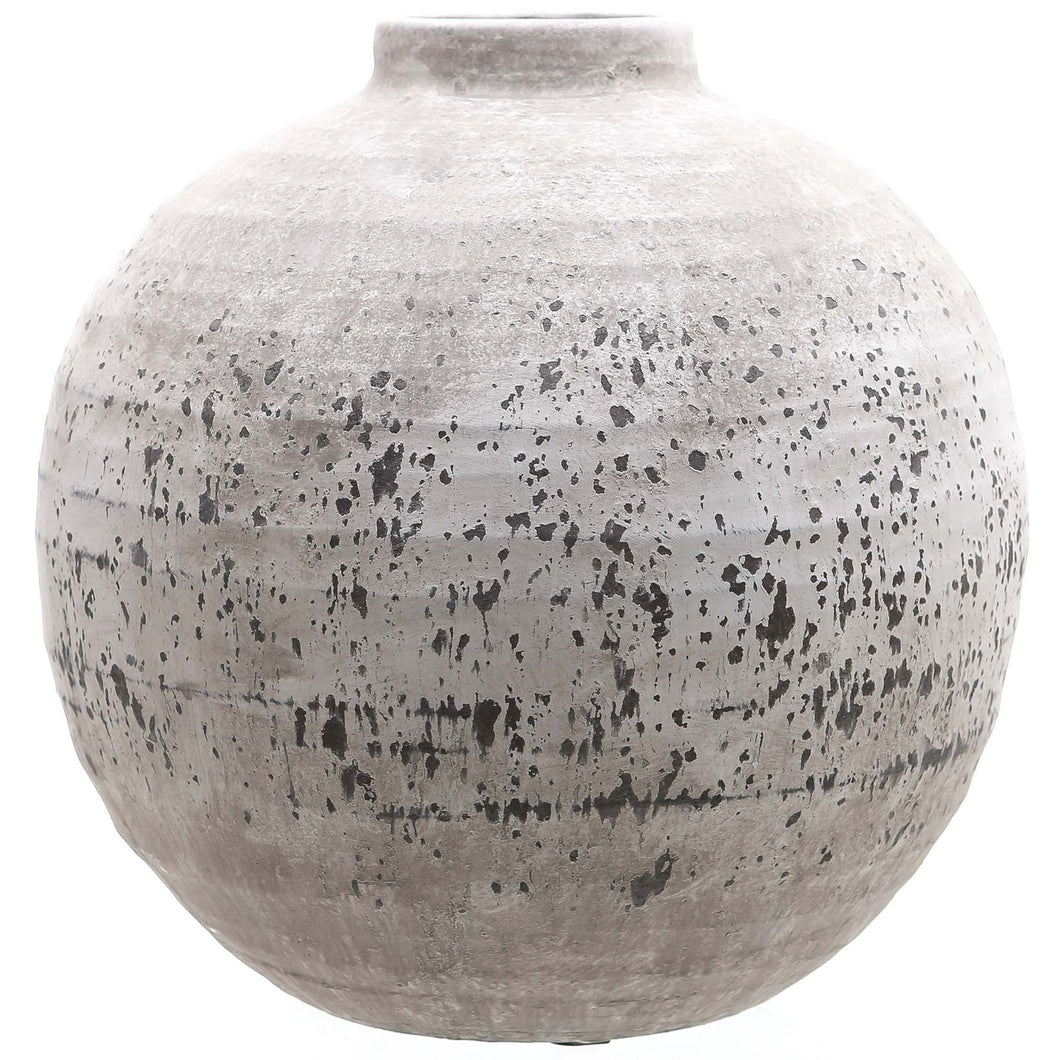 Tiber stone ceramic vase in two sizes