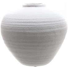 Load image into Gallery viewer, Matt white ceramic vase in two sizes
