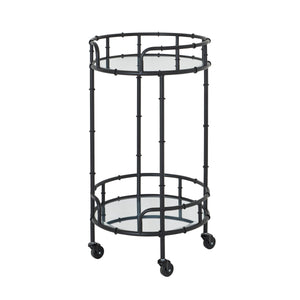 Round drinks trolley in a choice of colours
