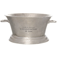 Load image into Gallery viewer, Large antique matt silver champagne cooler
