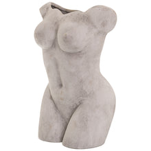 Load image into Gallery viewer, Female figure stone ceramic vase
