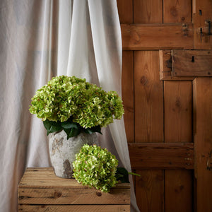 Faux Hydrangea bunch in three colours