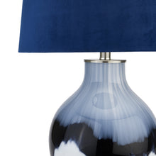 Load image into Gallery viewer, Ice blue shadow table lamp
