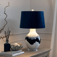 Load image into Gallery viewer, Ice blue shadow table lamp
