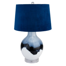 Load image into Gallery viewer, Ice blue shadow table lamp
