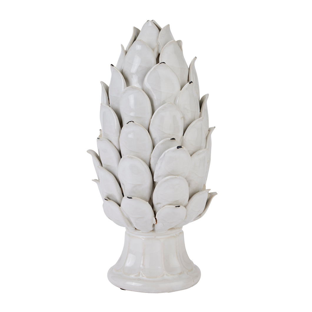 Globe ivory Chianti artichoke in two sizes
