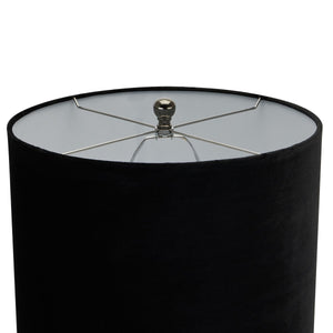 Dappled black Perugia table lamp