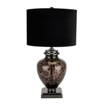 Load image into Gallery viewer, Dappled black Perugia table lamp
