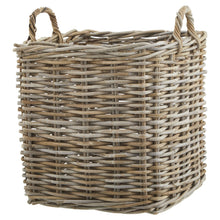 Load image into Gallery viewer, Set of 3 Kubu rattan large square storage baskets
