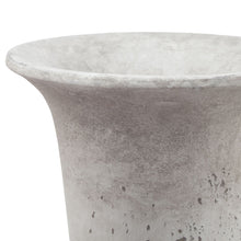 Lade das Bild in den Galerie-Viewer, Stone effect ceramic urn planter in two sizes
