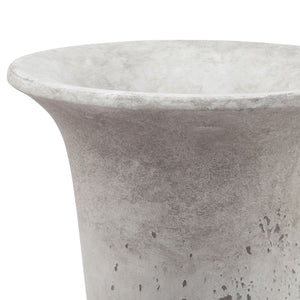 Stone effect ceramic urn planter in two sizes