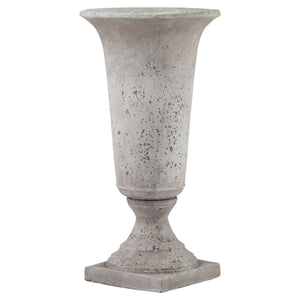 Stone effect ceramic urn planter in two sizes