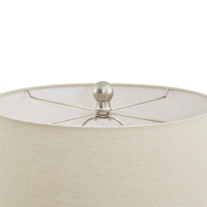 Lattice ceramic table lamp