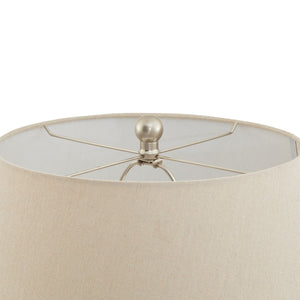 Woven ceramic table lamp